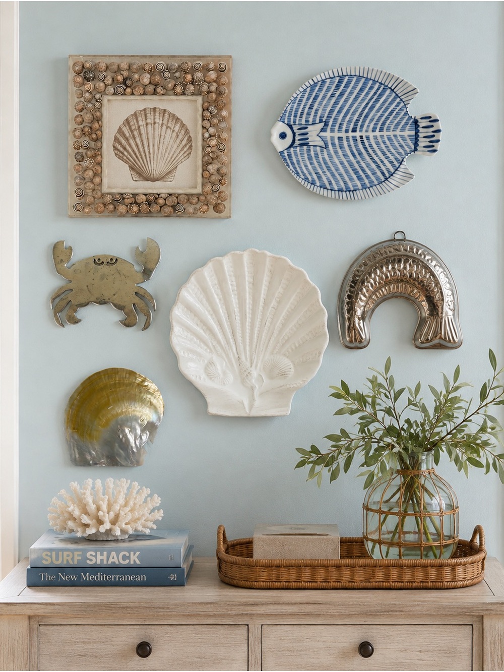 Coastal Shell Wall Decor New Items Listed!